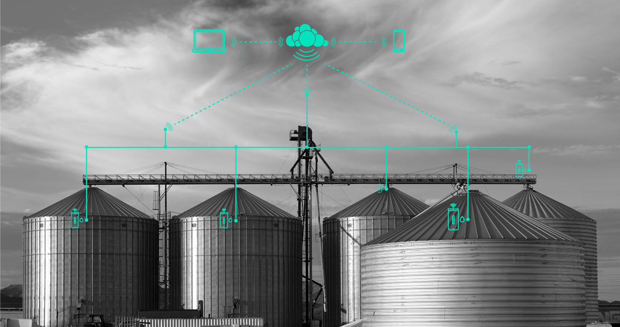 ownCloud.online: Nanolike Illustration Silos IoT